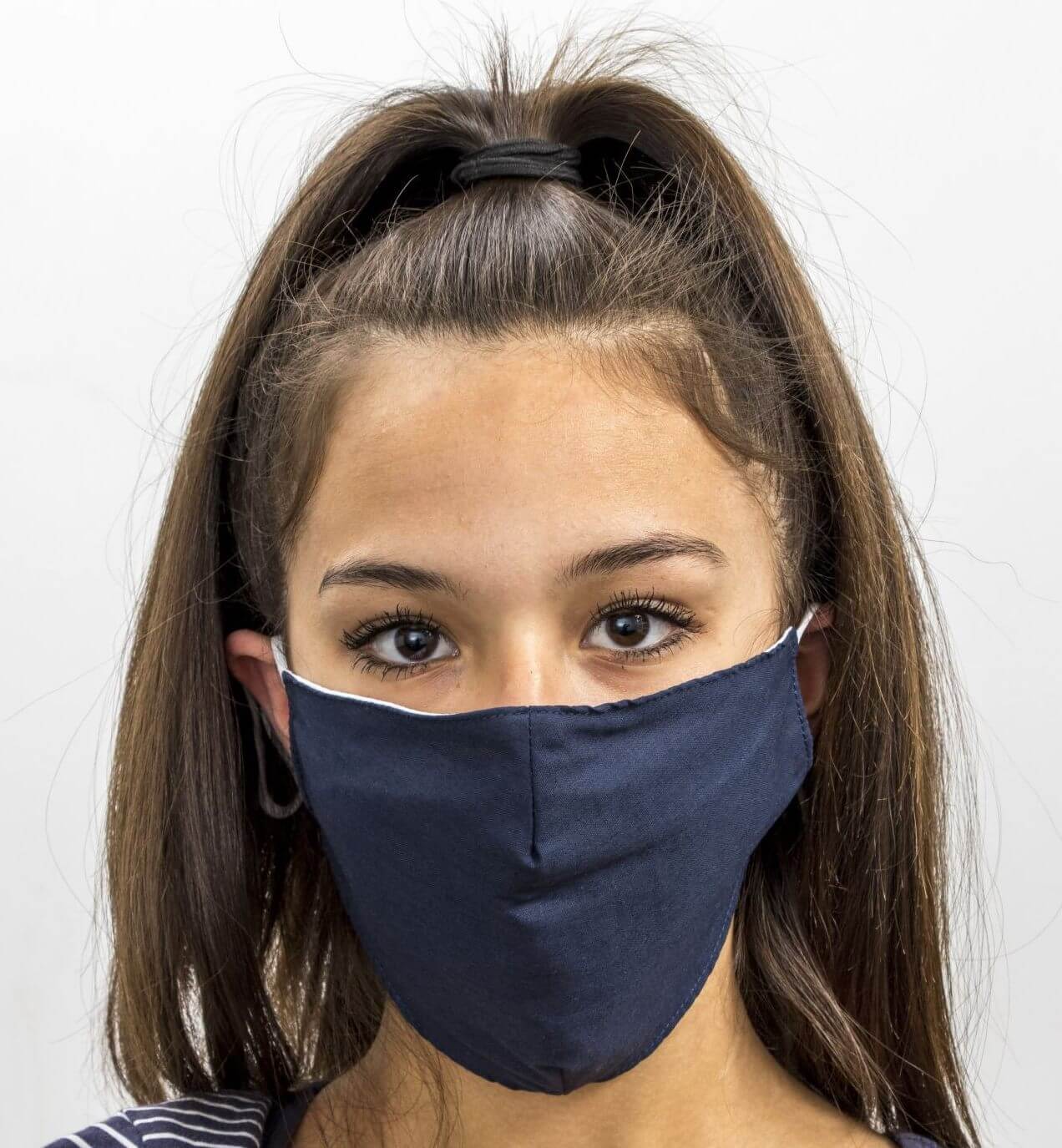 Reusable Fabric Face Mask - navy - PACK OF 3