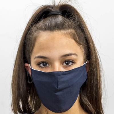 Reusable Fabric Face Mask - navy - PACK OF 3